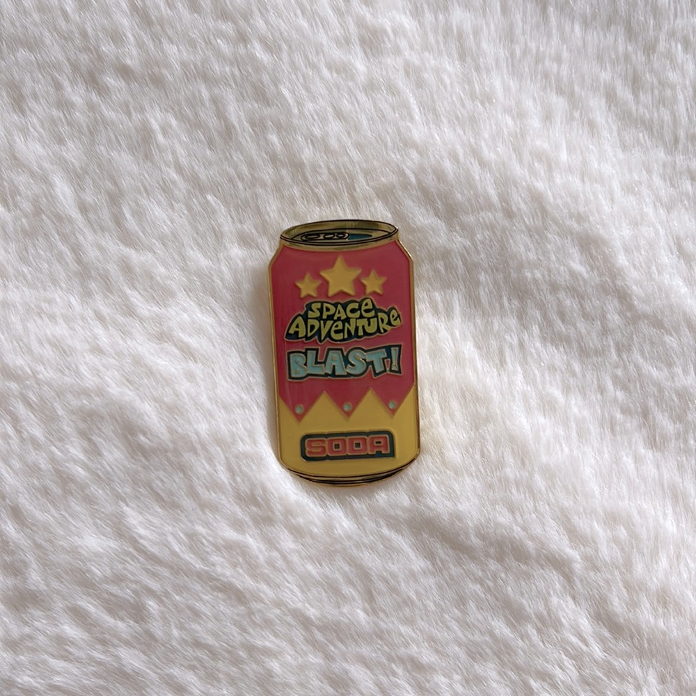 { lilo & stitch soda enamel pin }